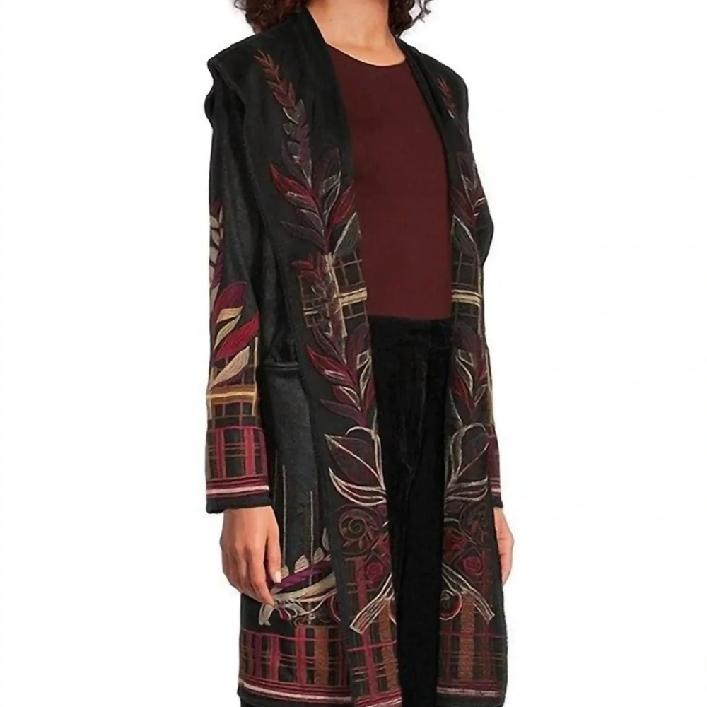 NWT Johnny Was - BIYA METALLIC DUSTER - Picture 4 of 7